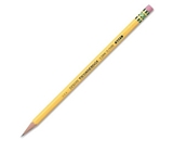 Dixon Wood-Case Pencil - Pencil Grade: #2 - Lead Color: Black - Barrel Color: Yellow - 12 / Dozen