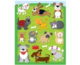 Dogs & Cats Shape Stickers