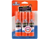 Elmer-s Disappearing Purple School Glue Sticks, 0.77 oz Each, 3 Sticks per Pack (E562)