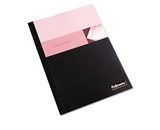 Fellowes 5256801 Thermal Binding System Covers, 3/4 in. Cap, 11-1/8 x 9-3/4, Clear/Black, 10/Pk