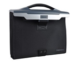 Fellowes 7500901 Fellowes Partition Additions Portable Triple File Pocket, Slate Gray