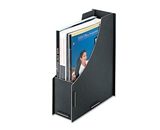 Fellowes 8015801 Recycled Large Magazine File 12 1/4 x 4 1/2 10 1/16 Black 6/Pack