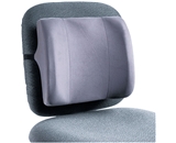 Fellowes 91926 High-Profile Backrest with Soft Brushed Cover, 13w x 4d x 12-5/8h, Graphite