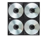 Fellowes 95321 CD/DVD Binder Sheets Hold 8 CDs/DVDs Each, 25/Pack