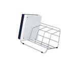Fellowes Catalog Rack, 4 Compartment, Wire, Silver (10402)
