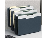 Fellowes Desk Additions Versatile 3-Unit Partition File - Three Sections, Polystyrene, 14 1/8w x 9d x 10h, Gray(sold in packs of 3)