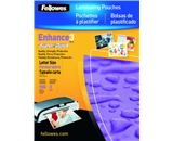 Fellowes Glossy SuperQuick Laminating Pouches, Letter Size, 100 Per Pack (5245801)