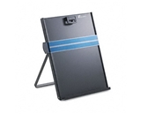 Fellowes Letter-Size Freestanding Desktop Copyholder, Stainless Steel, Black - Sold as 2 Packs