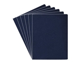 Fellowes Linen Presentation Covers, 11-1/4 Inch x 8-3/4 Inch, Navy, 200 per Pack (52113)
