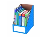 Fellowes Magazine File Holder, Letter, 8 by 11-3/4 by 12-3/4-Inch, Blue