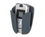 Fellowes Partition Additions Phone/MP3 Holster - Partition Additions Phone/MP3 Holster, Dark Graphite