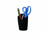 Fellowes Plastic Partition Additions Pencil Cup, 3.5 Inches x 5.56 Inches, Graphite (75272)