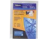 Fellowes Self-Adhesive Pouches, Business Card Size, 5 mil, 5 Pack (5220101)