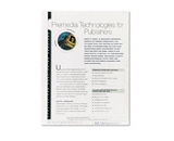 Fellowes Thermal Binding System Covers, 9 3/4 x 11 1/8, Clear/White, 10 per Pack - Sold as 2 Packs