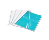 Fellowes Thermal Presentation Covers, Clear/White, 10 per Pack (52560)
