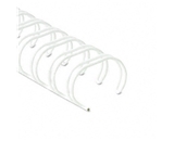Fellowes Wire Bindings, 1/4- 35-Sheet Capacity, White, 25 per Pack - Sold as 2 Packs of - 25