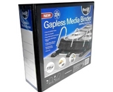 Find It Gapless Mega Media Binder, 4 Inch Spine, 224 CD Capacity, No Pages Included, Black (FT07015)