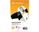 GBC Armband ID Holder, For 2.25 x 4-Inch Inserts, Elastic Armband, Black (3748100)