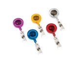 GBC BadgeMates Retractable Badge Reels, Assorted Colors, 5 Reels per Pack (37472)