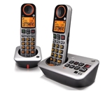 GE Easy to Use Amplified Cordless Dual Handset Speakerphone with Caller ID and Digital Answering System (30542EE2)