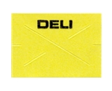 Garvey Preprinted GX1812 Yellow/Black Deli Labels for a 18-6 Labeler