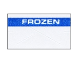 Garvey Preprinted GX2212 White/Blue Frozen Labels for a 22-6, 22-7 and 22-8 Labeler