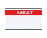 Garvey Preprinted GX2212 White/Red Meat Labels for a 22-6, 22-7 and 22-8 Labeler