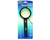Helix Magnifying Glass, 5X Illuminated 3 Inch Diameter, Clear (61009)