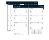 House of Doolittle Academic Weekly/Monthly Pocket Planner, 12 Months July 2011 to June 2012, Black (HOD25539)