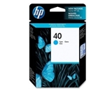 Printer Essentials for HP 40 Cyan - HP DeskJet 1200/1220/1600, DesignJet 430/650 - RM640C Inkjet Cartridge