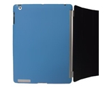iGadgitz Blue Tough Crystal Gel Skin (Thermoplastic Polyurethane TPU) Back Cover for Apple iPad 2 + Sc