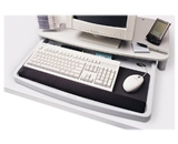 Kensington Desktop Comfort Keyboard Drawer with Smartfit System, includes Monitor Shelf, Wrist Wrest and Mouse pad (K60006US)