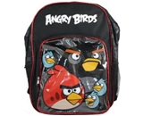 Licensed Rovio Angry Birds 16- Large School Backpack Black