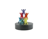 Magnetic Sculpture Human Pyramid - Color [Toy]