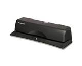 Master EP312 - 10-Sheet EP12 Electric/Battery Three-Hole Punch, 9/32 Diameter Hole, Charcoal