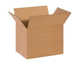 14- x 10- x 10- Multi-Depth Corrugated Boxes (Bundle of 25)