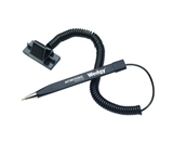 MMF Industries Wedgy Secure Antimicrobial Pen with Scabbard Holder, Black (25828604)
