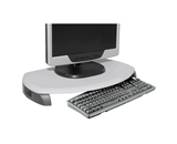Kantek MS280 Monitor Stand/Keyboard Storage Two Tone - Gray