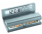 Natico Travel Pal Alarm Clock and Pill Box (10-405)