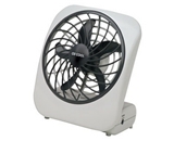 O2 Cool Portable Fan, Battery Operated, White