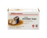 Office Depot Small Shredder Bags (50 Count) 10 Gallon