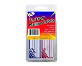 Pencil Grip The Classics To/From Mailing Labels, 1.25 x 4.5 Inches, Blue/Red/White, 50 Labels per Box