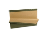 Pendaflex 81622 Recycled Standard Green Hanging File Folders, Legal, 1/5 Cut Tabs, 25/box