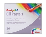 Pentel Arts Oil Pastels, 36 Color Set (PHN-36)