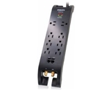 Philips SPP5085D/17 Home Theatre 8 Outlet Surge Protector with Built - In Cord Management