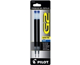 Pilot G2 Gel Ink Refill, 2-Pack for Rolling Ball Pens, Extra Fine Point, Blue Ink (77233)