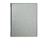 POST Photo Brag Book, Saffiano Silver, 5 x 6.5-Inch