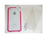 Premium Quality (HOT PINK) iPhone 4S / 4 Bow Bumper Case Skin Cover