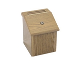 Pyramid Technologies Wood Suggestion Box
