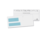 Quality Park #9 Double Window EcoEnvelopes, Mail invoices for your business and have customers send back payment in the same envelope, Box of 100 (24530)